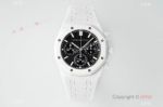 APS Factory Audemars Piguet Royal Oak 41mm Calibre 4401 Movement Black Face White Band Watch